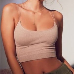 Pink sparkly camisole